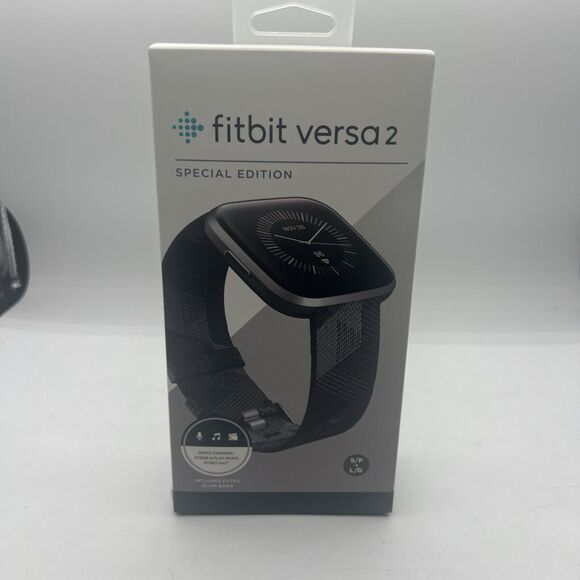 Fitbit Versa 2 Special Edition Activity Tracker - Smoke Woven/Mist Gray - Picture 1 of 6